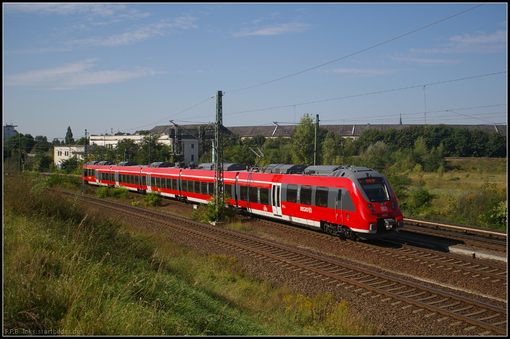 DB Regio 442 317 als RE5 nach Berlin Hauptbahnhof am 14.09.2012 am Berliner Nordkreuz