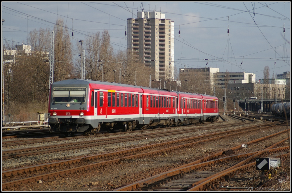 DB Regio 628 650-3 und 628 659-5 Richtung Gesundbrunnen, um dann als RE3 nach Eberswalde zu fahren (gesehen Berlin Greifswalder Straße 24.03.2011)