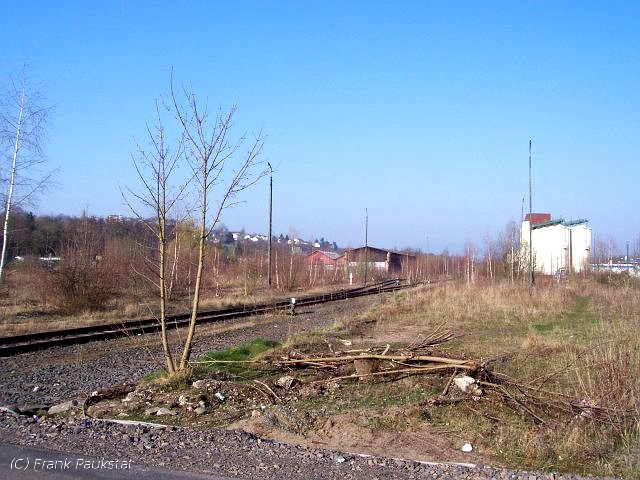 Hier war einmal der Gterbahnhof, der schon seit langer Zeit zurckgebaut ist (Eschwege, 26.03.2007)