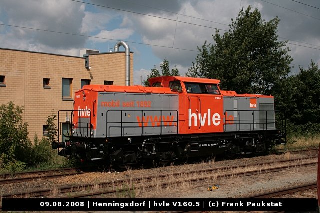 hvle V 160.5 / 203 143 Lz (Hennigsdorf, 09.08.2008).