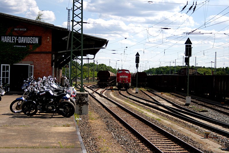 Nicht nur scharfe Loks gibts in Knigs Wusterhausen (14.05.2009).