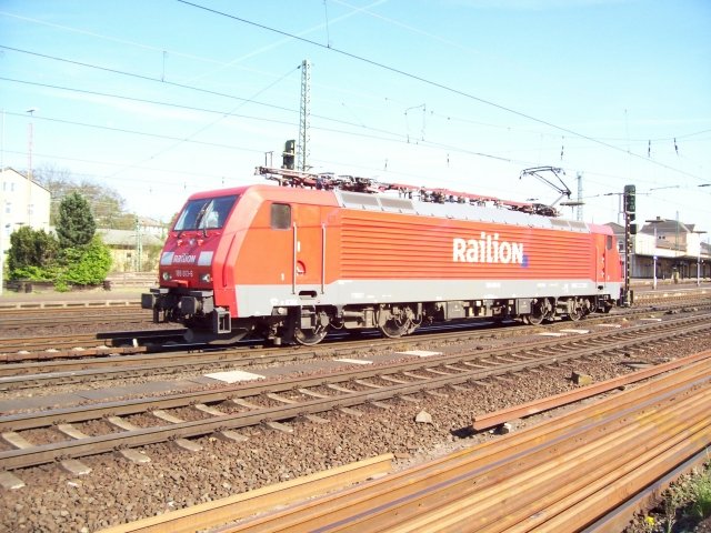 Railion 189 013-6 Lz (Class 189-VB, Railion Deutschland AG, gesichtet Bebra, 26.04.2007).