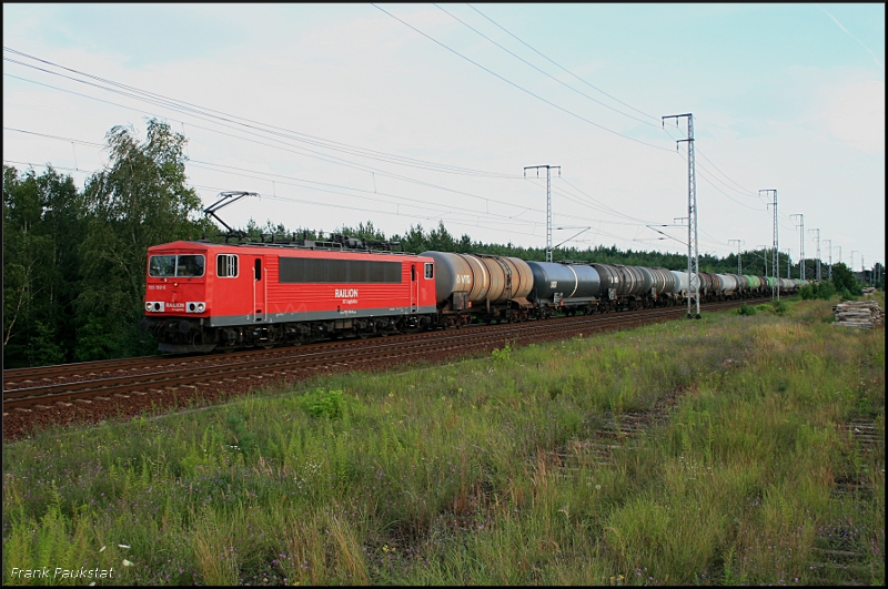 RAILION Logistics 155 150-6 und Kesselwagen Richtung Biesdorfer Kreuz (Berlin Wuhlheide, 21.07.2009)
<br><br>
Update: 12.08.2013 z; 09/2014 in Rostock-Seehafen z; ++ 10.09.2015 Opladen (Bender)