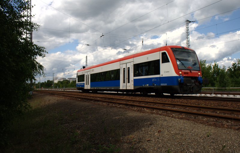 RS1 der Prignitzer Eisenbahn Richtung Bln.-Lichtenberg (Berlin Gehrenseestr, 27.05.2009).