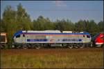 PKPIC 111Db-001 / 5650 011-6 auf berfhrungsfahrt zur InnoTrans 2014 wo die Lok vom Typ Pesa Gama auf dem Freigelnde ausgestellt wurde.