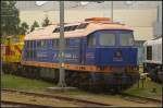 pcc-rail/97518/br232-275-fuer-pcc-rail-szczakowa-steht BR232-275 fr PCC Rail Szczakowa steht an der Drehscheibe des Bw (gesehen Bw Cottbus 05.10.2010)