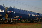 CZ-WASCO 33 54 7846 106-4 Zacns des Einstellers Wascosa ist ein Kesselwagen zum Transport von Dieselkraftstoff, Gasöl oder leichtem Heizöl.