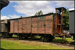 Auf den Abstellgleisen des Eisenbahnmuseum Jaroměř finden sich viele alte Güterwagen.