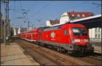 DB Regio 182 005-9  20 Jahre RE1 - Ein Takt, der bleibt  mit dem RE 18174 nach Magdeburg Hbf am 06.09.2014 bei der Ausfahrt Berlin Friedrichstrae