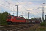 br-155/628061/db-schenker-155-151-4-fuhr-bei DB Schenker 155 151-4 fuhr bei Schatten von der Magdeburger Elbbrücke kommend am 08.09.2018 auf die Verbindungskurve nach Eichenweiler zu.