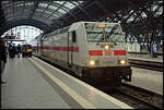 br-146.5/863533/db-fernverkehr-146-568-kam-mit DB Fernverkehr 146 568 kam mit dem IC nach Magdeburg zum Kopfmachen in den Bahnhof eingefahren (Leipzig Hbf, 11.02.2024, 91 80 6146 568-1 D-DB)