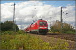 br-182/581347/db-regio-182-001-8-fuhr-als DB Regio 182 001-8 fuhr als RE1 Cottbus am 09.09.2017 am Abzweig Magdeburg Elbbrücke vorbei