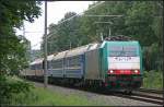 Nachdem die drei E 186er nicht mehr am BWE gebraucht werden, fahren sie jetzt zwischen Berlin und Moskva Belorusskaja.