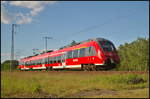 Auf Dienstfahrt befand sich DB Regio 442 129-3 als es am 26.05.2017 durch die Berliner Wuhlheide ging