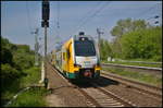 ODEG ET 445.105 / 445 105-0 fuhr am 21.05.2017 auf Dienstfahrt durch den Bahnhof Berlin-Hohenschnhausen