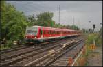 DB Regio 628 683 als RE66 auf dem Weg nach Stettin. Das Display hat schon etliche Lücken (gesehen Berlin Karow 18.06.2011)