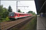 DB 628 409 als RB66 'Flirt-Express' nach Stettin am 16.06.2014 durch Panketal-Rntgental