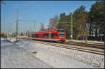 DB Regio 646 004 als RB12 Bln.-Lichtenberg am 25.01.2014 in Nassenheide (Lwenberger Land)