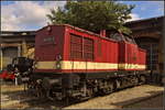 Am Lokschuppen der Berliner Eisenbahnfreunde e.V. stand während des 15. Berliner Eisenbahnfest am 15.09.2018 auch WFL 110 101 / 201 101-3 abgestellt.