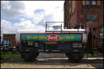 DRG Elberfeld 542 146 [P] mit der Werbung  Für alle Fälle Persil zur Stelle  ist ein Kesselwagen für Öle, Fette, Glyzerin oder Wasserglas.