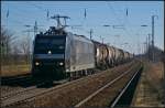 cflde/326107/cfl-cargo-185-552-angemietet-von CFL Cargo 185 552, angemietet von MRCE, fuhr mit einem Kesselwagen-Zug am 24.02.2014 durch Nuthetal-Saarmund Richtung Potsdam