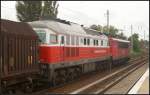 DB Schenker 232 309-8, angemietet von DB Schenker Rail Polska,  kalt hinter 155 017 am 12.09.2012 bei der Durchfahrt Berlin-Karow