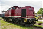 OST 298 135-5 zeigte sich in frischen Farben beim Familienfest der Magdeburger Eisenbahnfreunde e.V.