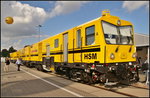 InnoTrans 2016 in Berlin: Hochgeschwindigkeitsschienenfrse HSM der Firma Schweerbau GmbH & Co.KG fr die prventive Bearbeitung von Schienen, Beseitigung von Riffeln und Schlupfwellen.