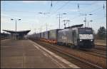 ERS Railways ES 64 F4-290 / 189 290-0 mit einem gemischtem Gterzug nach Ahrensdorf am 02.03.2013 in Berlin Schnefeld Flughafen (Class 189-VK, NVR-Nummer 91 80 6189 290-0-D-DISPO, angemietet von MRCE