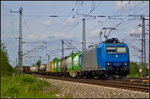 cross/498442/crossrail-185-527-9-mit-einem-containerzug Crossrail 185 527-9 mit einem Containerzug kommt am 21.05.2016 durch die Kreuzung Elbbrücke in Magdeburg (NVR-Nummer 91 80 6185 527-9 D-XRAIL)