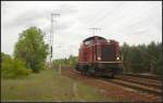 NeSA V100 1041 Lz in der Berliner Wuhlheide (NVR-Nummer 92 80 1211 041-9 D-NESA, ex DB 211 041, gesehen 10.05.2012)