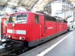 DB 181 212-2  Luxembourg  hat ihren Zug abgehangen und wartet auf Rangierfahrt (Frankfurt/Main, 26.02.2005)