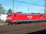 KW 16/21062/railion-logistics-185-258-1-steht-abgestellt RAILION Logistics 185 258-1 steht abgestellt (Railion Deutschland AG, gesichtet Bebra 15.04.2007)