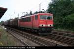 KW 36/20332/db-155-072-2-mit-recht-kurzem DB 155 072-2 mit recht kurzem Güterzug (Berlin Hirschgarten, 05.09.2008)