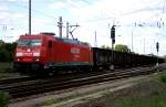 KW 20/19045/railion-logistics-185-255-7-mit-eanos-wagen RAILION Logistics 185 255-7 mit Eanos-Wagen (DB Schenker Rail Deutschland AG, gesichtet Königs Wusterhausen, 14.05.2005).