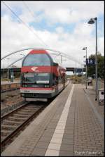 ABG 670 006-6 im Endbahnhof (Dessau Hbf, 12.09.2009)
