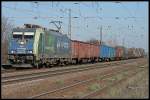 KW 14/62767/pkp-cargo-eu43-006-mit-gemischtem-gueterzug PKP Cargo EU43-006 mit gemischtem Güterzug (627 0005-7 2151, gesehen Nuthetal-Saarmund 07.04.2010)