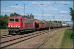 KW 24/77786/railion-logistics-155-191-1-mit-gemischtem RAILION Logistics 155 191-1 mit gemischtem Güterzug Richtung Seddin (gesehen Nuthetal-Saarmund 16.06.2010)