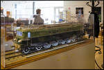 Im Bistro des Eisenbahnmuseum Cite du Train konnte man das beleuchtete Modell der 2D2 9101 bewundern.