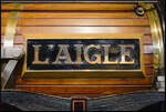 Namensschild  L'Aigle  der 111-Stephenson No.