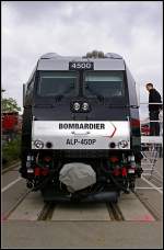Frontansicht der ALP-45DP von Bombardier fr den Amerikanischen Markt (INNOTRANS 2010 berlin 21.09.2010)