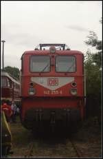 DB Railion 142 255-9 durfte beim Eisenbahnfest auch nicht fehlen (gesehen 10.09.2011 beim 8.