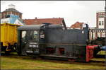 DR 100 196-5 stand mit weiteren Loks whrend des Familienfest der Magdeburger Eisenbahnfreunde e.V.