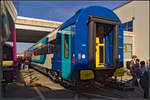 Die neuen IC+ Waggons sind für Züge im In- und Ausland konzipiert und können bis 200 km/h Höchstgeschwindigkeit fahren.