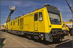 Beim Xem 181 013-5 von Harsco Rail handelt es sich um ein Instandhaltungsfahrzeug für den Gotthard Basistunnel.