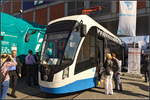 Bei der vom russischen Hersteller PC Transport System gebaute 'Lion' handelt es sich um eine 3-teilige Straßenbahn mit 100% Niederflurigkeit.