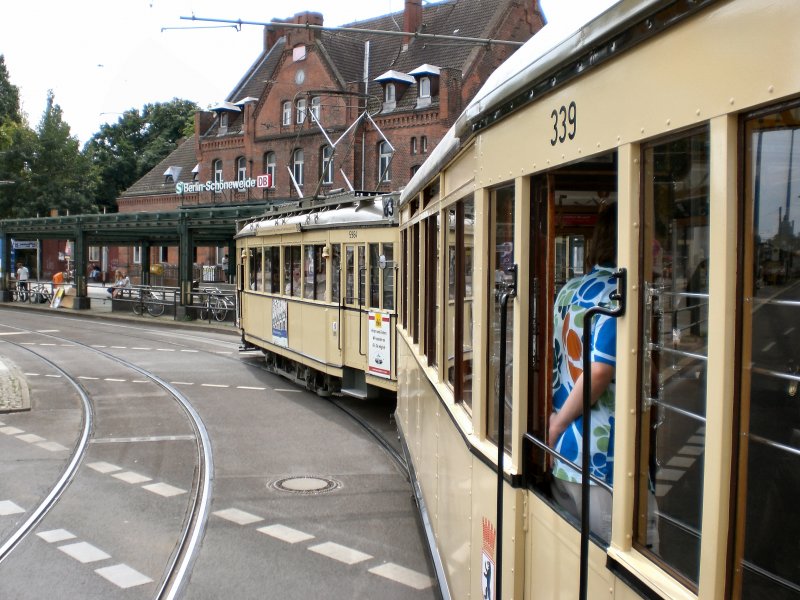 Am Bahnhof Sch�neweide, 9. August 2009