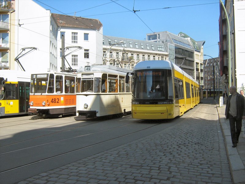 Fahrzeugparade am hackschen markt, 19.4.2009