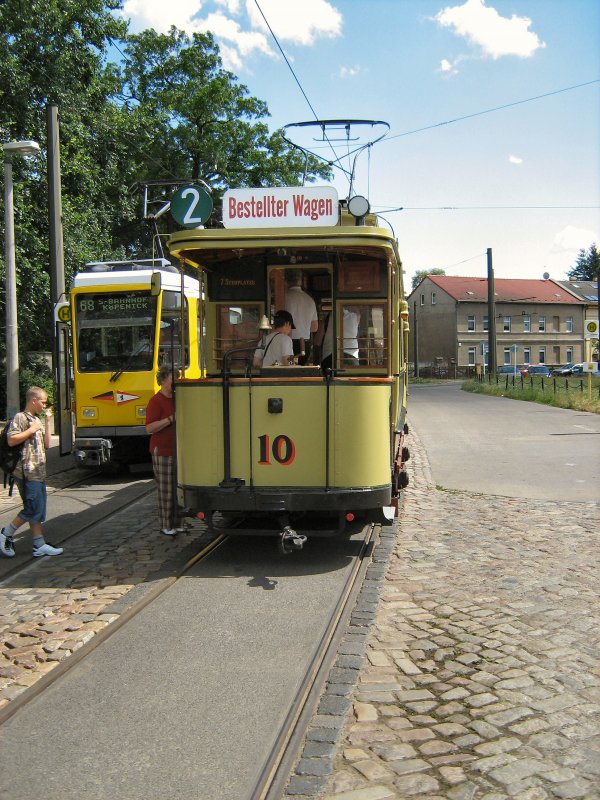 Hist. Tw 10 in Alt-Schm�ckwitz, Themenfahrt Sommer 2007