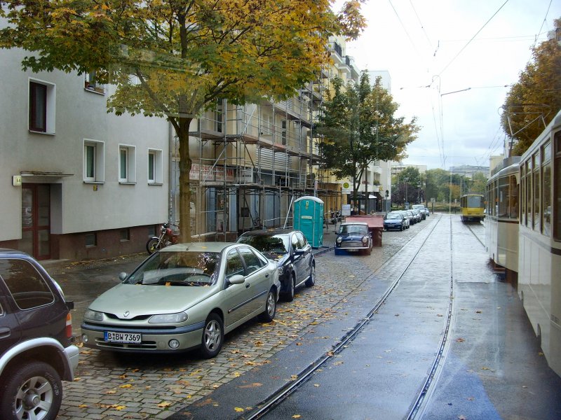 Mit dem REKO-Zug unterwegs in Berlin, Herbst 2009